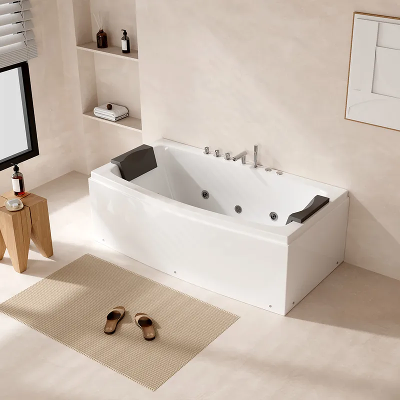 Whirlpool Badewanne NOOR 173 x 80 cm.