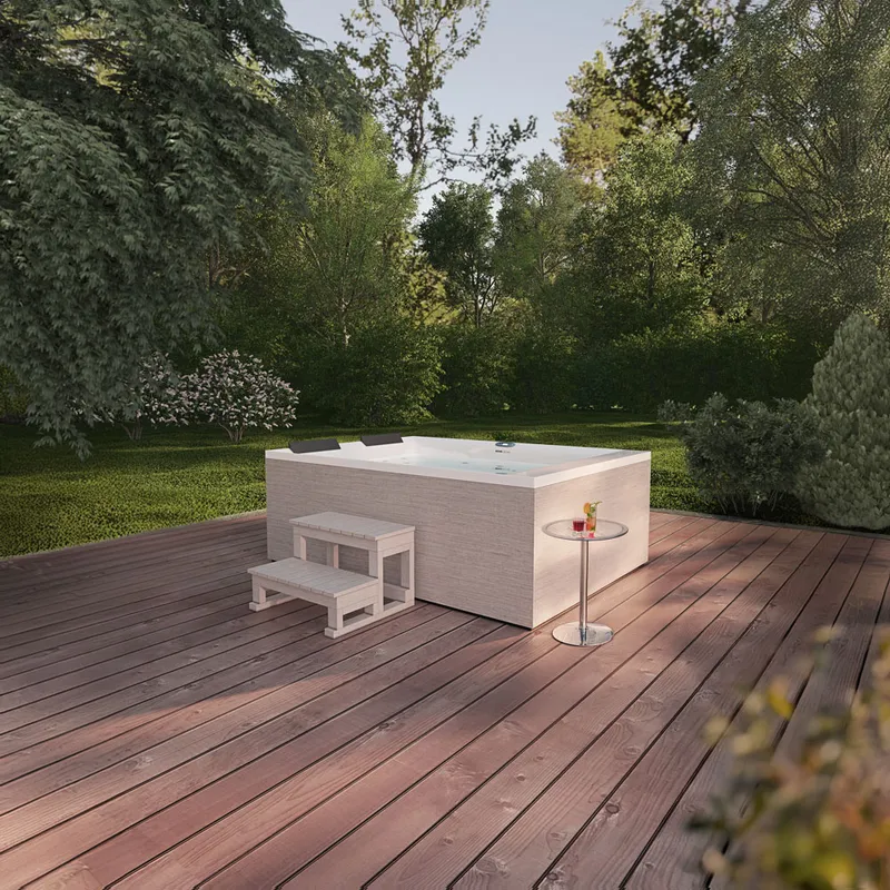 Outdoor Whirlpool NIMBUS 190 x 140 cm für 2 Personen.