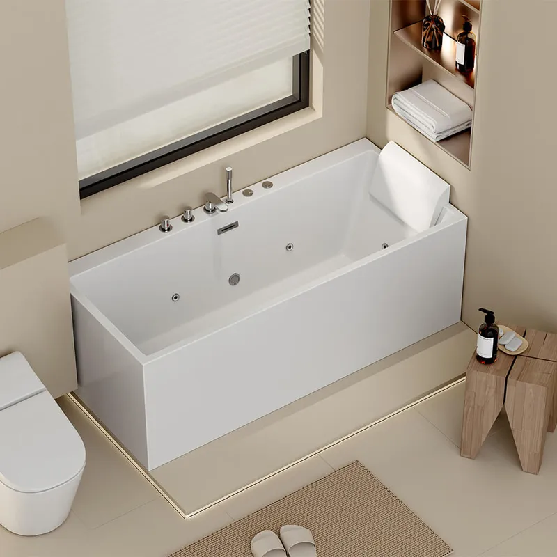 Whirlpoolbadewanne AMBER - 170 x 58 x 80 cm.